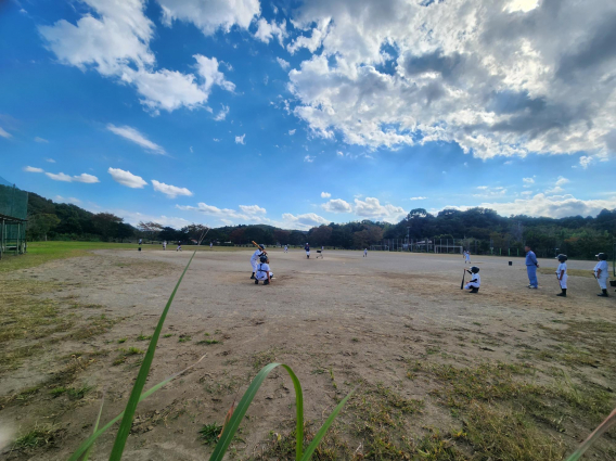 清川中学校のグラウンドをお借りしました！